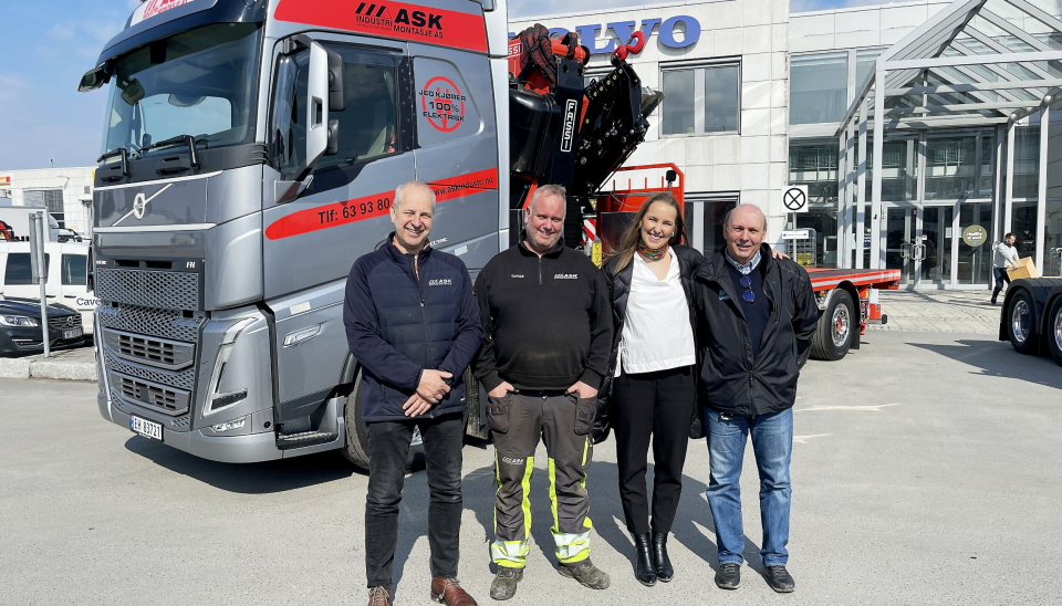 Pafassi Elektrisk Volvo FH med Fassi Kran: En Miljøvennlig Løsning for ...