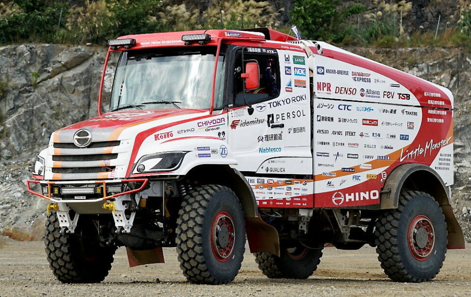 HINO MED ALLISON: Akkurat som i 2023 har årets Dakar Rally en fellesnevner. Resultatlisten viser nemlig at 80 prosent av de 20 beste lagene kjørte kjøretøy utstyrt med Allison.