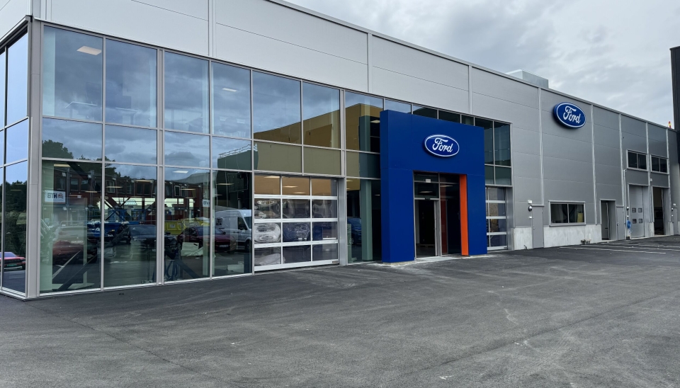 NYTT: Det flunkende nye Ford-anlegget på Kokstad utenfor Bergen har også et oppgradert Transit-senter