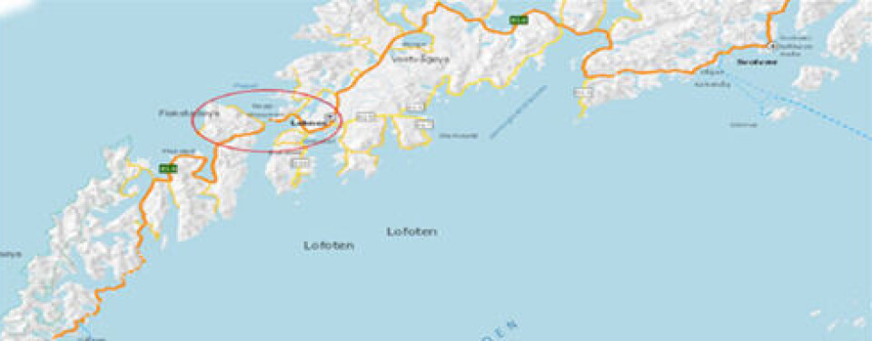 PROSJEKTET: E10 Nappstraumtunnelen er undersjøisk og går under sundet (Nappstraumen) mellom kommunene Vestvågøy og Flakstad i Lofoten. Illustrasjon: Statens vegvesen