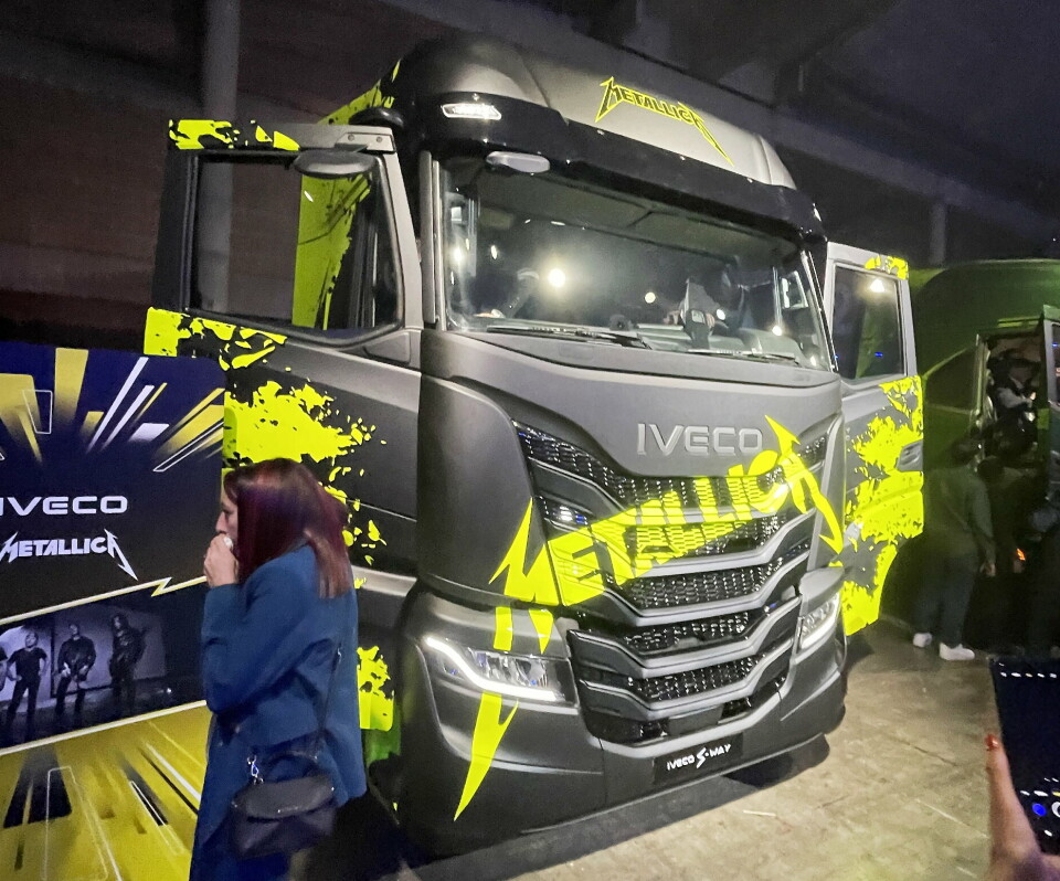 LANSERING: Under Ivecos store lansering sist høst ble også Metallica-avtalen lansert.