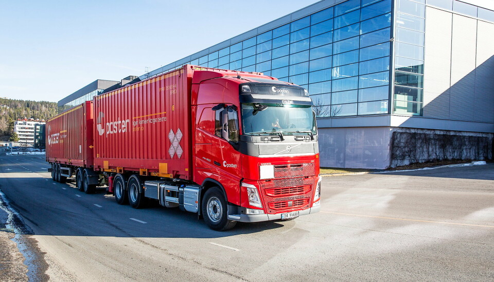 INGEN FOSSILE BILER: Posten har tatt et valg og faset ut alle biler på fossilt drivstoff i et stort område.