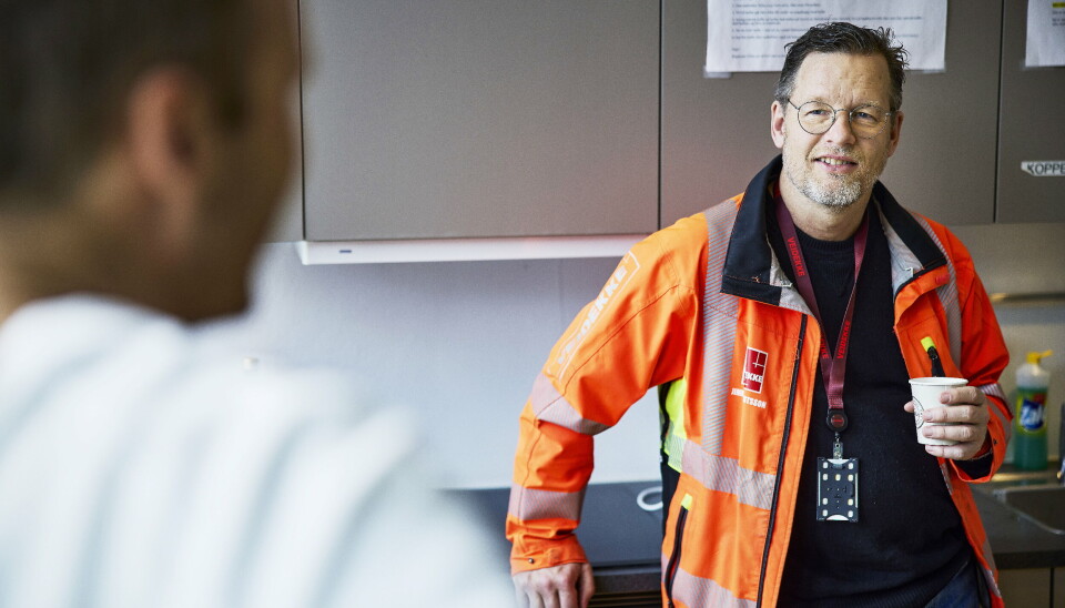 POSITIVE NYHETER: Konsernsjef Jimmy Bengtsson i Veidekke ASA hadde flere positive nyheter å presentere denne uken.