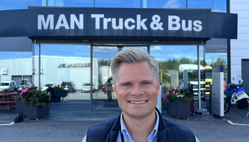 NYANSATT: Mikkel Lindquist er ansatt som salgssjef for MAN lastebiler i Norge.