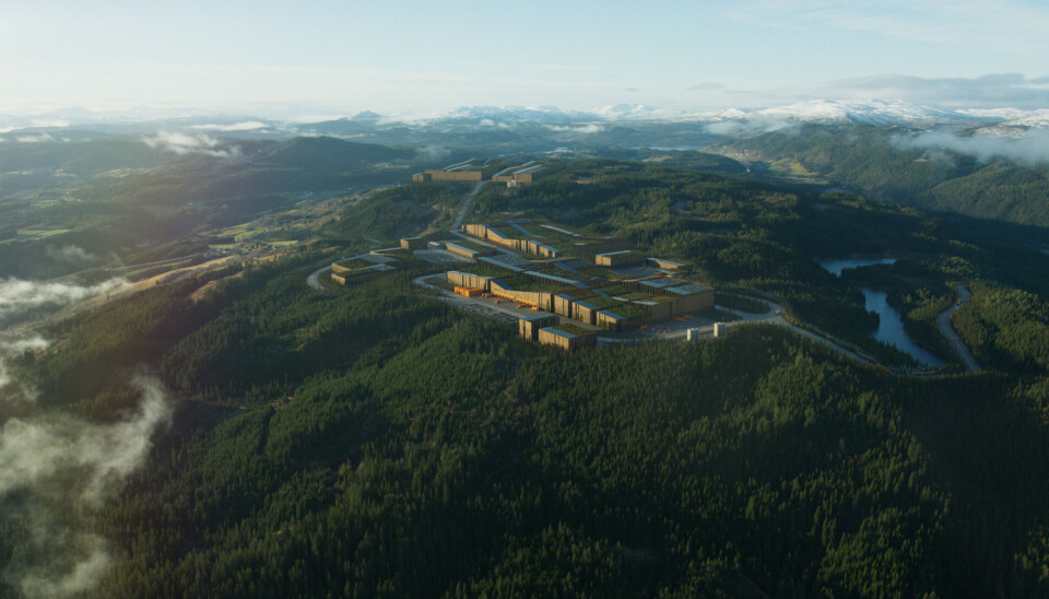 BYGGES: Sånn ser de for seg en mulig fremtidig batterifabrikk i Norge.