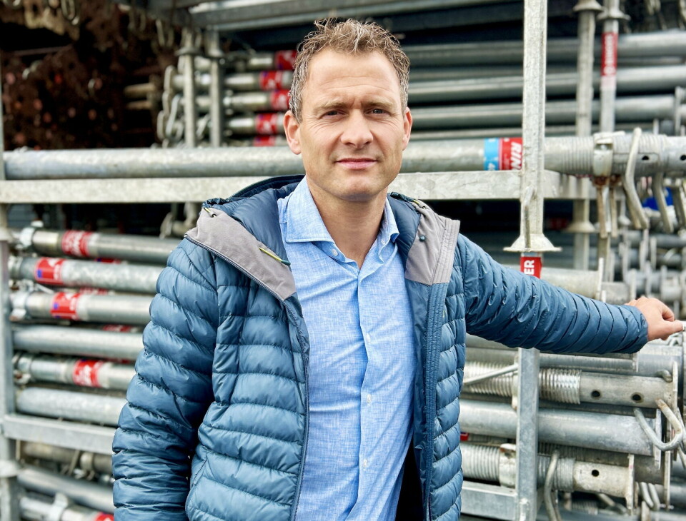 ROMARHEIM KRAN OG FORSKALING: Asle Romarheim, daglig leder i Romarheim Kran og Forskaling, har inngått avtale om å overta all utleie av forskaling fra Optimera/RenCon
