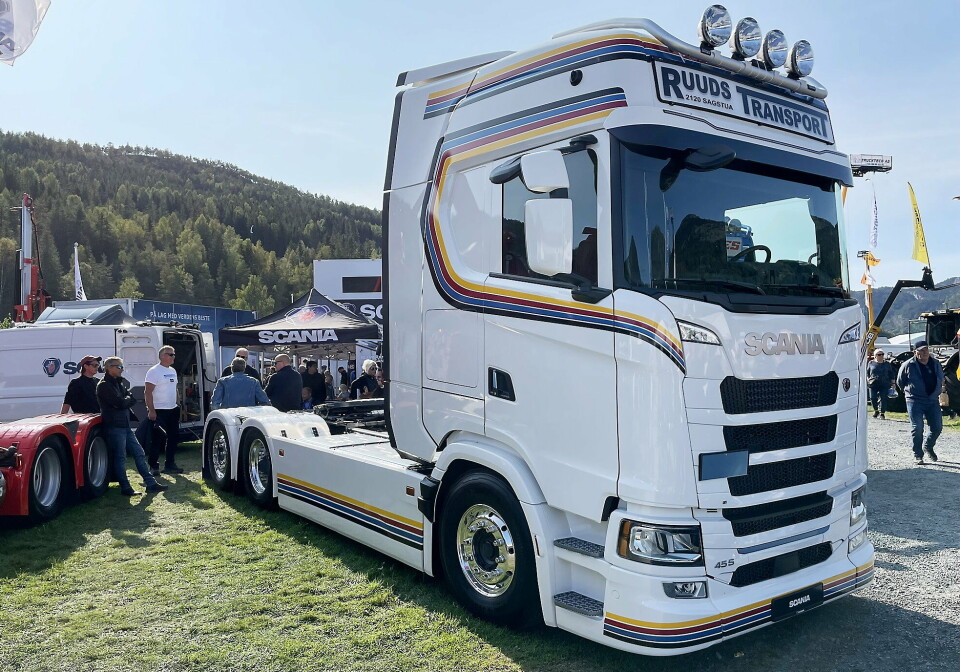 45S: Trekkvognen fra Scania skal gå i trafikk for Ruuds Transport.
