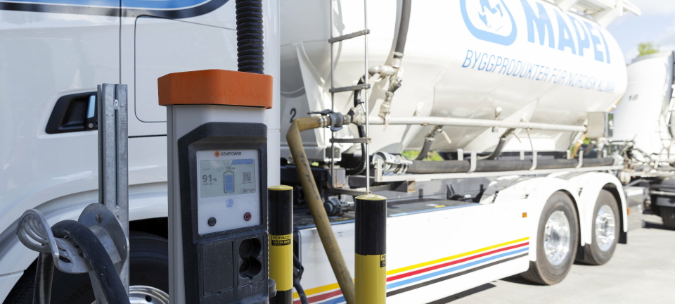 1,2 milliarder til utslippskutt fra tungtransporten