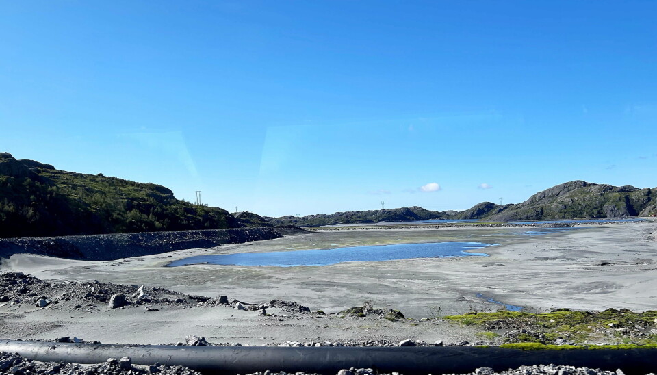 25 METER: Titania ønsker å heve nivået på deponiet på Tellenes med 25 meter. Det skal sikre 50 års drift.