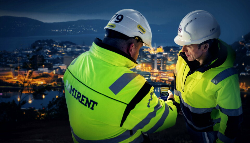 STORT POTENSIAL: Rapporten viser at bygg- og anleggsbransjen har et stort potensial for effektivisering ved å benytte flere og hyppigere digitale systemer i driften.